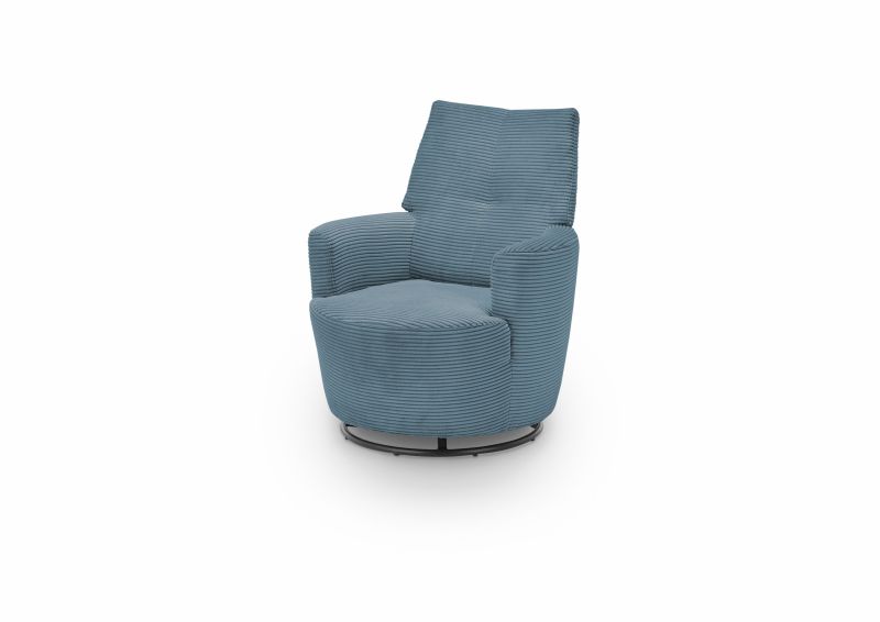 set one by Musterring Sessel SO 1450 Cord Sitzkomfort Kaltschaum RG 35 (Standard),GCT 46 azure blue blau | Nur für heute