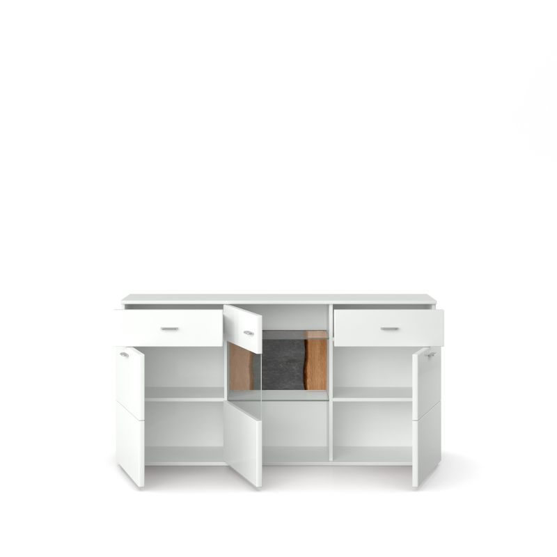 set one by Musterring Sideboard tacoma Einzeltypen Korpus, Wandborde, TV-Bänke, Esstische und Couchtische: Weiß Arctic, F weiß | Kostenloser Versand