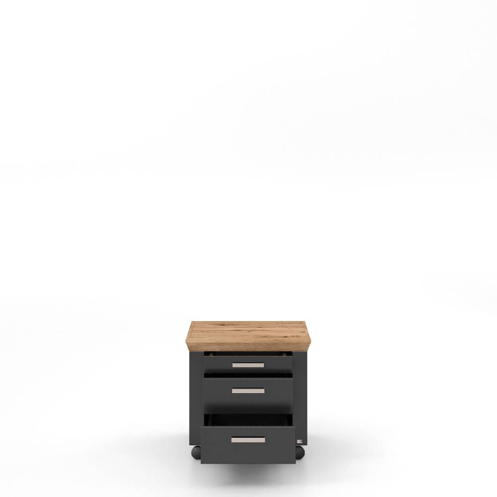 set one by Musterring Container york - Wohnen Einzeltypen Graphite / Artisan-Eiche-Nachbildung schwarz |