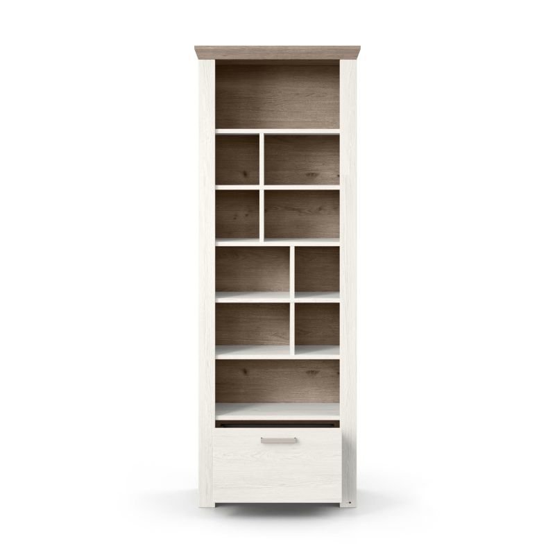 set one by Musterring Vitrine york - Wohnen Einzeltypen Pino-Aurelio-Nachbildung / Eiche-Nelson-Nachbildung braun | Neuheiten