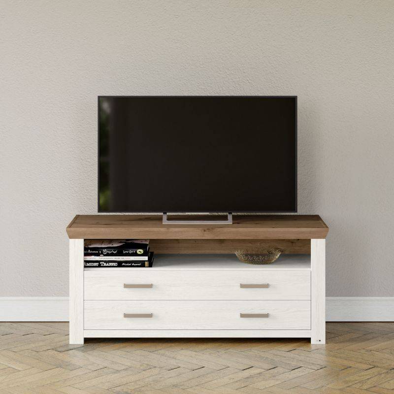 set one by Musterring Sideboard york - Wohnen Einzeltypen Pino-Aurelio-Nachbildung / Artisan-Eiche-Nachbildung weiß | Letzte 2 Tage