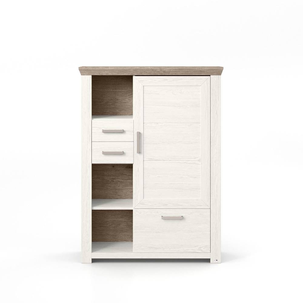 set one by Musterring Vitrine york - Wohnen Einzeltypen Pino-Aurelio-Nachbildung / Eiche-Nelson-Nachbildung braun |