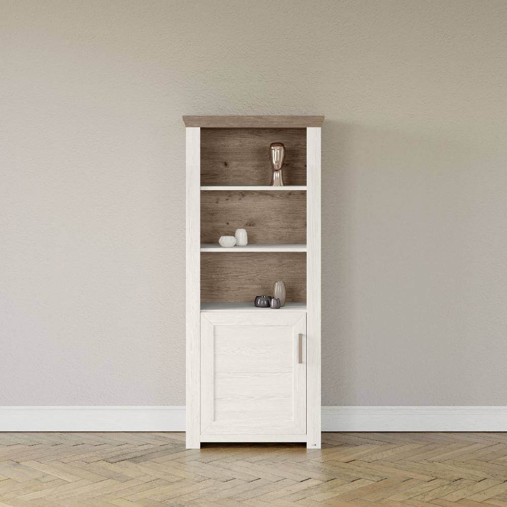 set one by Musterring Vitrine york - Wohnen Einzeltypen Pino-Aurelio-Nachbildung / Eiche-Nelson-Nachbildung braun | Super Rabatt