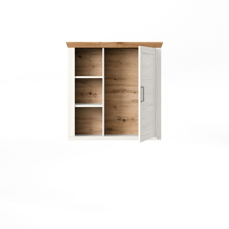 set one by Musterring Hängeelement york - Wohnen Einzeltypen Pino-Aurelio-Nachbildung / Artisan-Eiche-Nachbildung weiß | Schlussverkauf