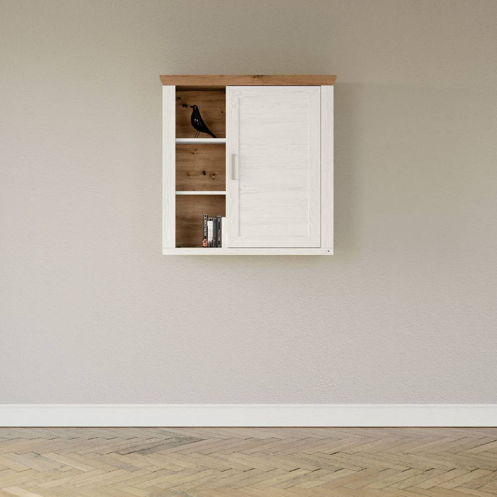 set one by Musterring Hängeelement york - Wohnen Einzeltypen Pino-Aurelio-Nachbildung / Artisan-Eiche-Nachbildung weiß | Schlussverkauf