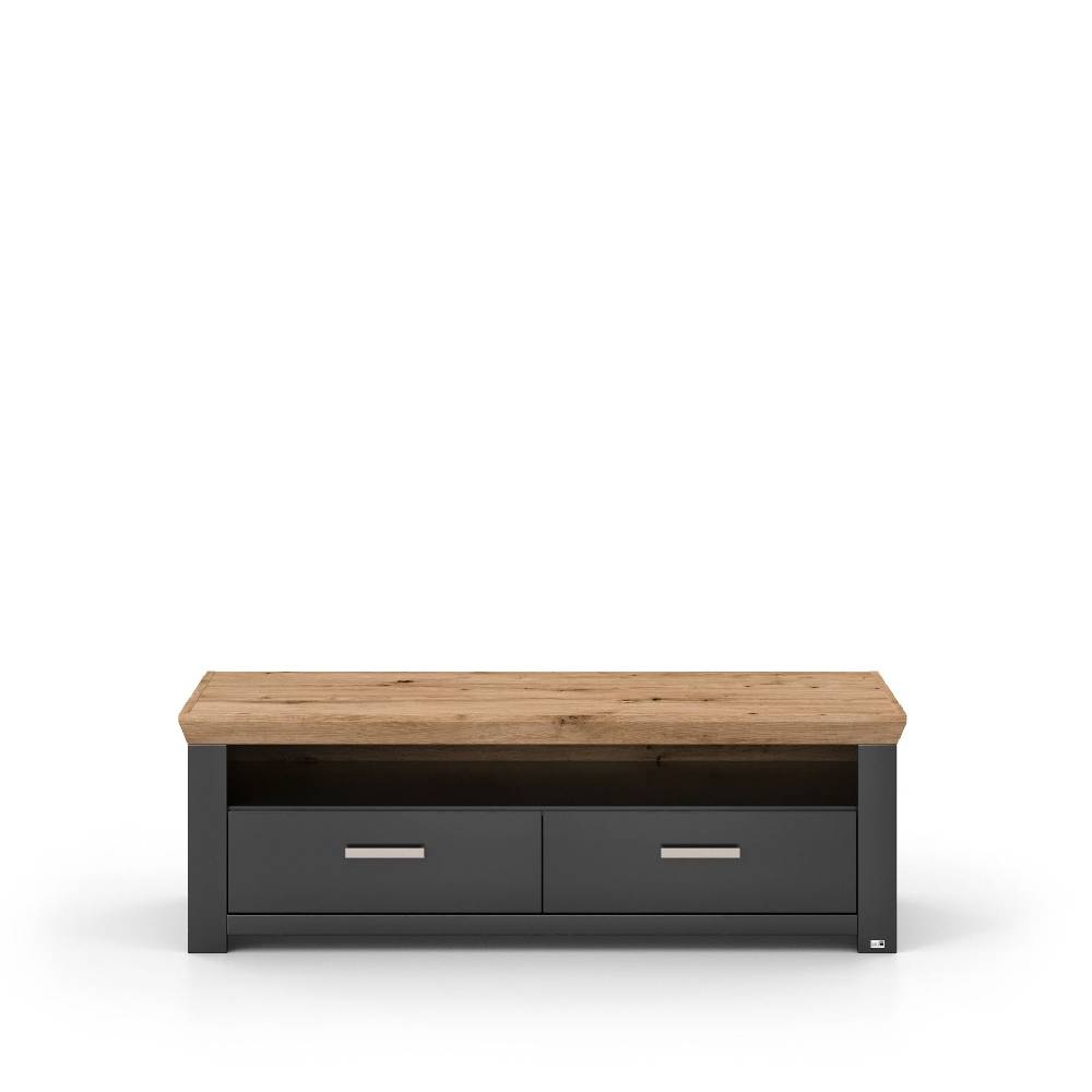 set one by Musterring Sideboard york - Wohnen Einzeltypen Graphite / Artisan-Eiche-Nachbildung grau |