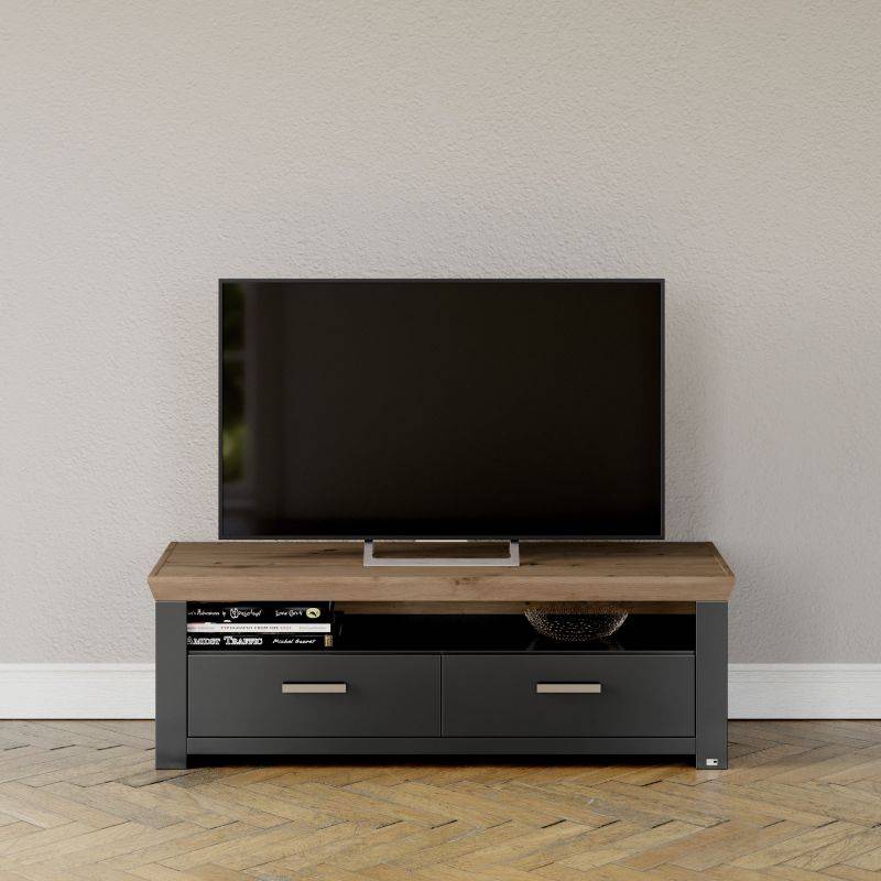 set one by Musterring Sideboard york - Wohnen Einzeltypen Graphite / Artisan-Eiche-Nachbildung grau | Kostenloser Versand
