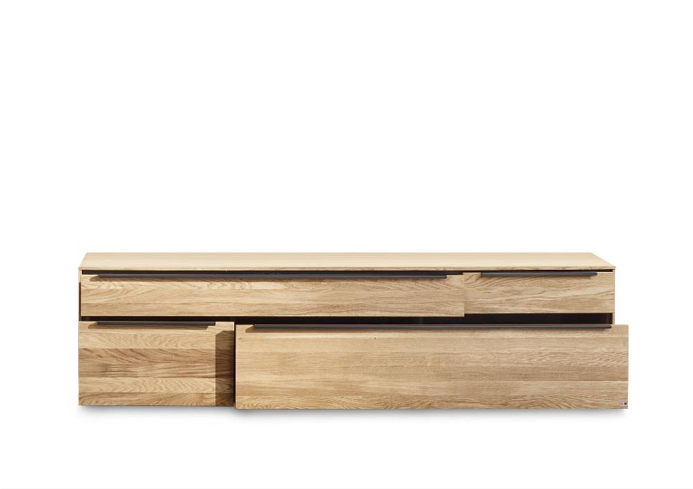 set one by Musterring Lowboard Jackson Massivholz natur | Rabatt