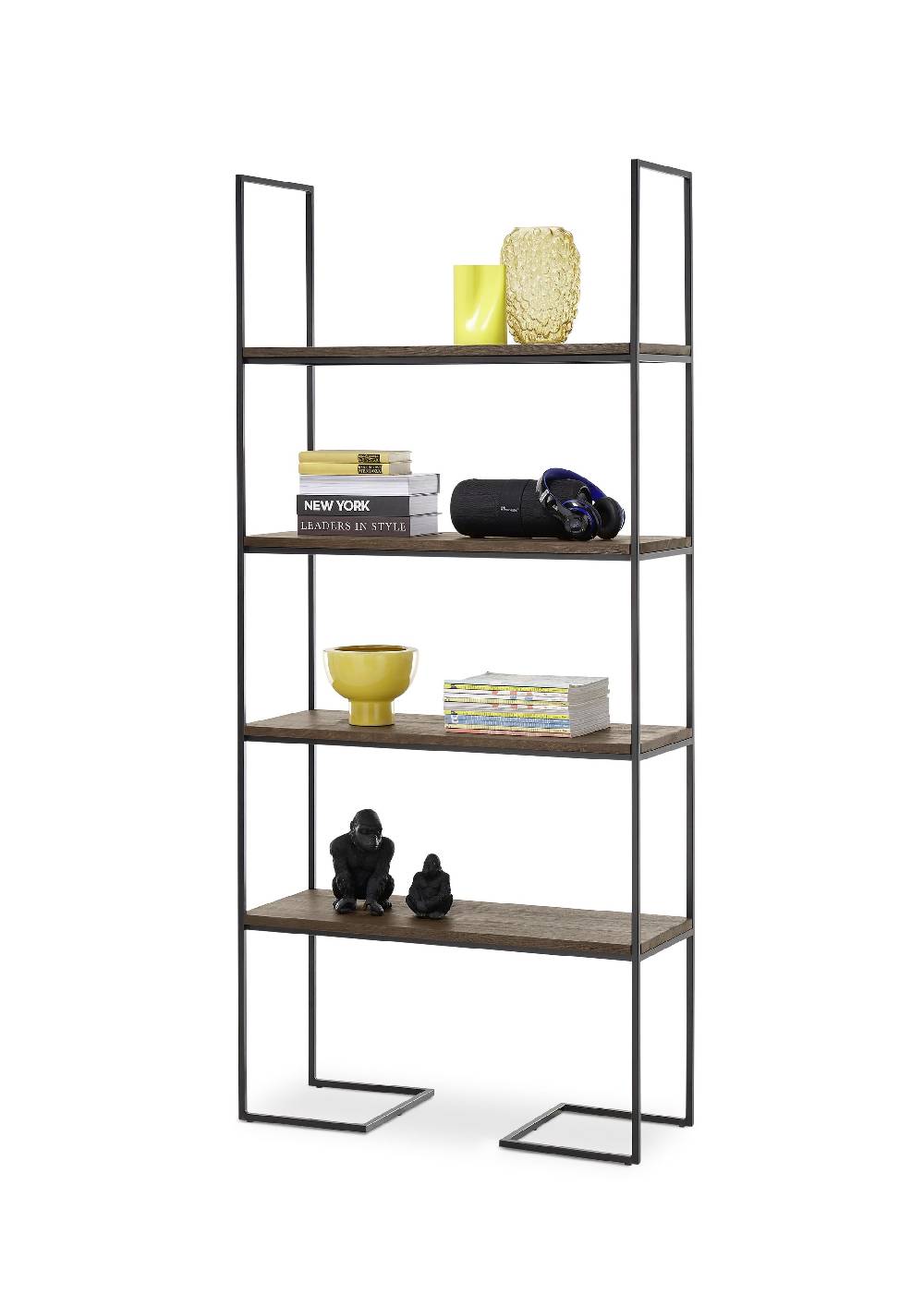 set one by Musterring Regal orlando Massivholz dunkelbraun | Black Friday