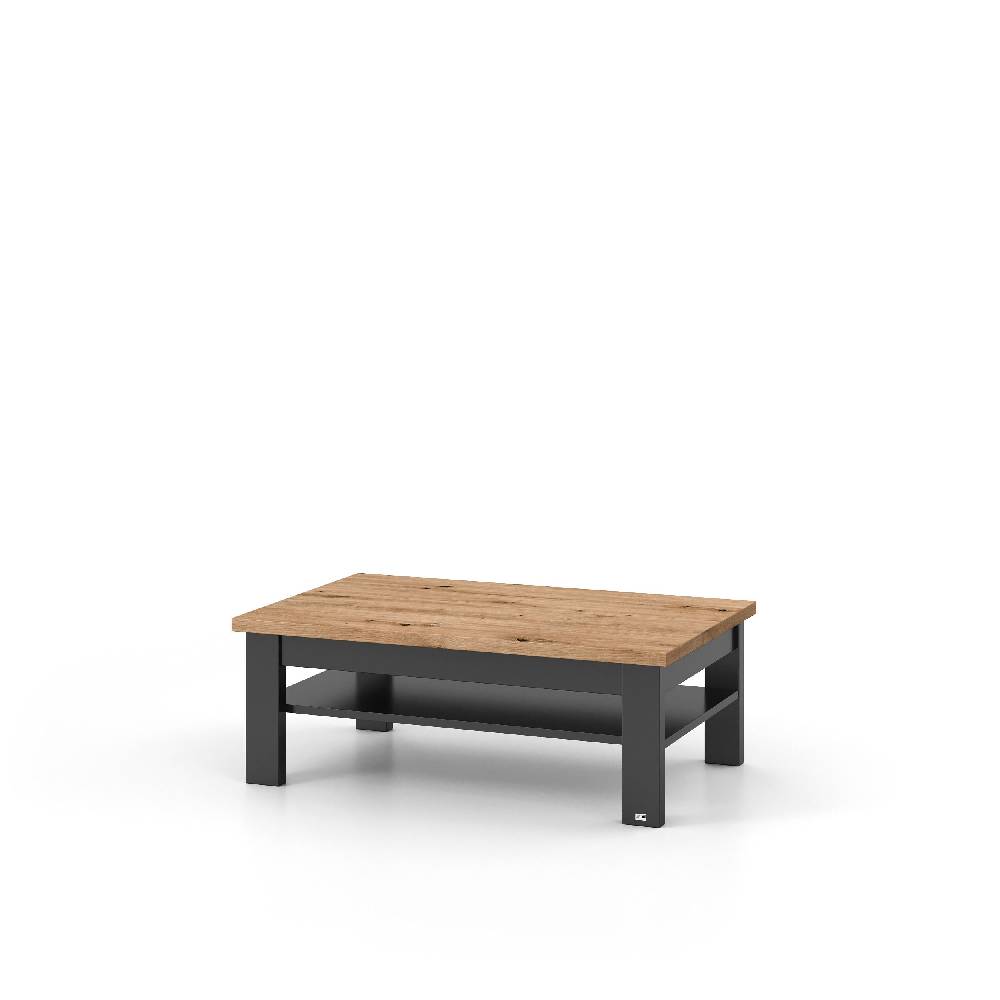 set one by Musterring Couchtisch york - Wohnen Einzeltypen Graphite / Artisan-Eiche-Nachbildung braun | Blitzangebot