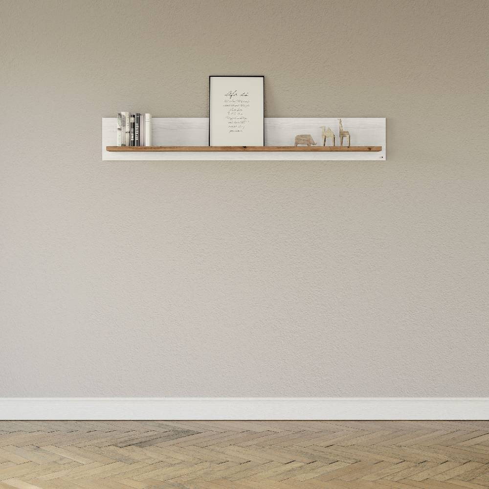 set one by Musterring Wandbord york - Wohnen Einzeltypen Pino-Aurelio-Nachbildung / Artisan-Eiche-Nachbildung weiß | Saisonale Angebote