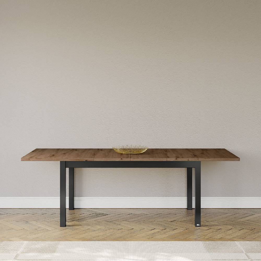 set one by Musterring Esstisch york - Wohnen Einzeltypen Graphite / Artisan-Eiche-Nachbildung braun | zollfrei