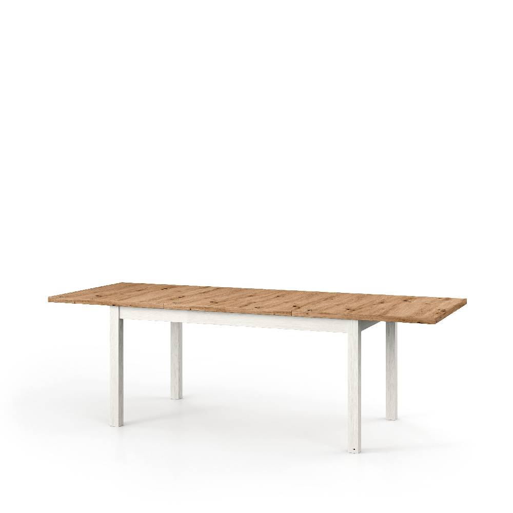 set one by Musterring Esstisch york - Wohnen Einzeltypen Pino-Aurelio-Nachbildung / Artisan-Eiche-Nachbildung weiß | 50% Rabatt für begrenzte Zeit