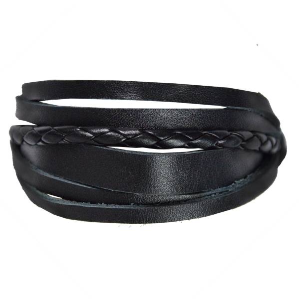Simandra Armband echt Leder Damen Herren Partnerarmband Nur für heute