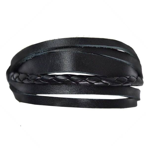 Simandra Armband echt Leder Damen Herren Partnerarmband Nur für heute