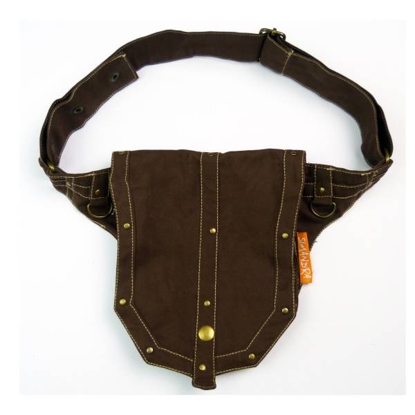 Simandra Bauchtasche mit Nieten I Gürteltasche individuell verstellbar + Reißverschluss + Druckknopf I Simandra Vierteljährliche Förderung