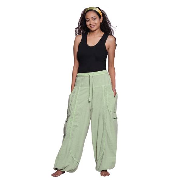 Simandra Freizeithose "Pokhara" für Damen - Schlupfhose im Cargo-Stil 50% Rabatt mit kostenlosem Versand