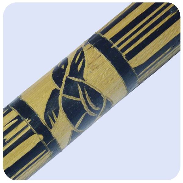 Simandra Regenmacher Rainstick Rainmaker Bambus Percussion Rhythmus Regenrohr Aborigine geschnitzt Saisonschlussverkauf