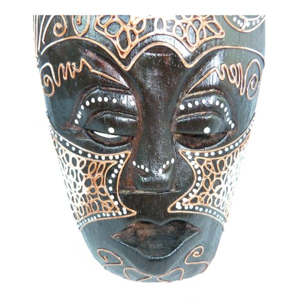 Simandra Afrikanische Maske aus Holz - bemalt - klein Top Angebot