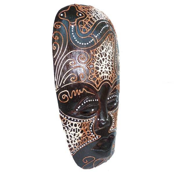 Simandra Afrikanische Maske aus Holz - bemalt - klein Top Angebot