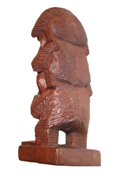 Simandra Holz Figur Skulptur Abstrakt Holzfigur Statue Afrika Asia Handarbeit Deko 3 Affen Neuheiten