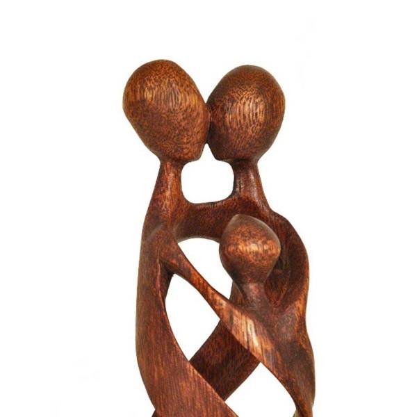 Simandra Holz Figur Skulptur Abstrakt Holzfigur Statue Afrika Asia Handarbeit Deko Familienkreis Saisonale Angebote