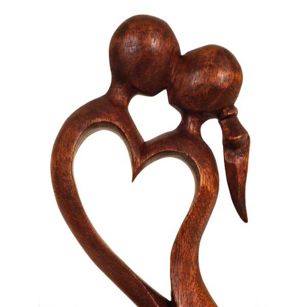 Simandra Holz Figur Skulptur Abstrakt Holzfigur Statue Afrika Asia Handarbeit Deko Fruchtbarkeit Räumungsverkauf