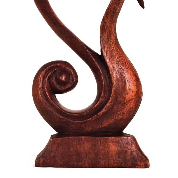 Simandra Holz Figur Skulptur Abstrakt Holzfigur Statue Afrika Asia Handarbeit Deko Fruchtbarkeit Räumungsverkauf