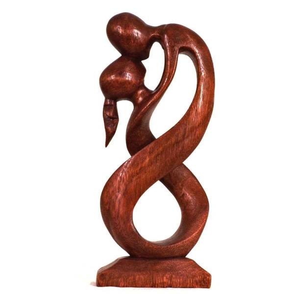Simandra Holz Figur Skulptur Abstrakt Holzfigur Statue Afrika Asia Handarbeit Deko Hingabe