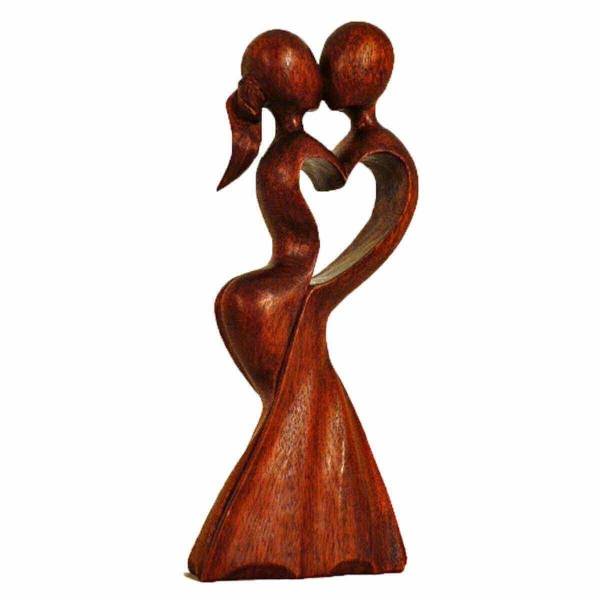 Simandra Holz Figur Skulptur Abstrakt Holzfigur Statue Afrika Asia Handarbeit Deko Hochzeit