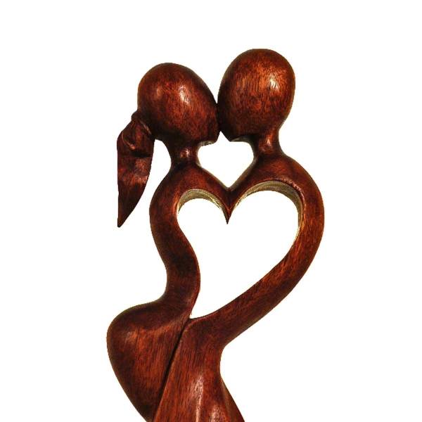 Simandra Holz Figur Skulptur Abstrakt Holzfigur Statue Afrika Asia Handarbeit Deko Hochzeit Tägliche Deals