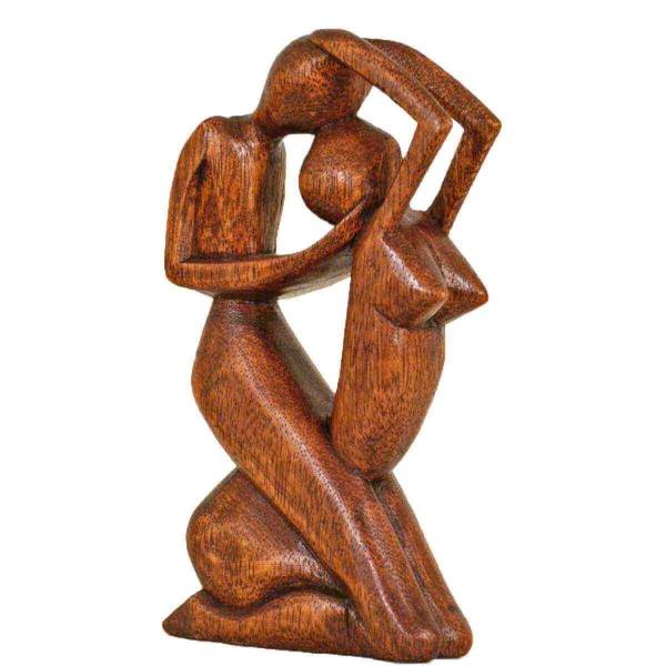 Simandra Holz Figur Skulptur Abstrakt Holzfigur Statue Afrika Asia Handarbeit Deko Leidenschaft