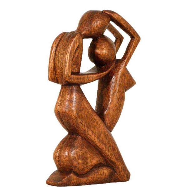 Simandra Holz Figur Skulptur Abstrakt Holzfigur Statue Afrika Asia Handarbeit Deko Leidenschaft Sonderangebote