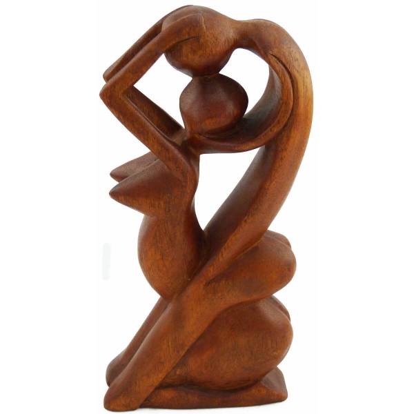 Simandra Holz Figur Skulptur Abstrakt Holzfigur Statue Afrika Asia Handarbeit Deko Leidenschaft Sonderangebote