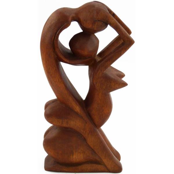 Simandra Holz Figur Skulptur Abstrakt Holzfigur Statue Afrika Asia Handarbeit Deko Leidenschaft Sonderangebote