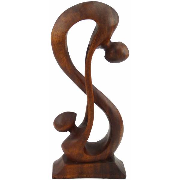 Simandra Holz Figur Skulptur Abstrakt Holzfigur Statue Afrika Asia Handarbeit Deko Verbunden Tiefpreis