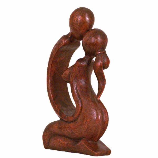 Simandra Holz Figur Skulptur Abstrakt Holzfigur Statue Afrika Asia Handarbeit Deko Zusammen Super Sparpreis