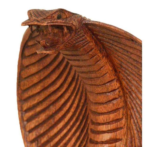 Simandra Kobra Holz Figur Skulptur Abstrakt Holzfigur Statue Afrika Asia Handarbeit Deko Cobra Begrenzte Freigabe