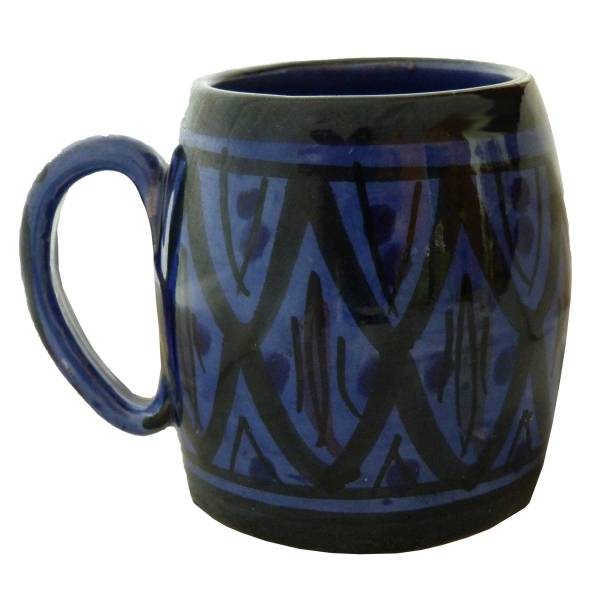 Simandra Becher Keramik Tasse marokkanische Bemalung Accessoires handbemalter Deko groß