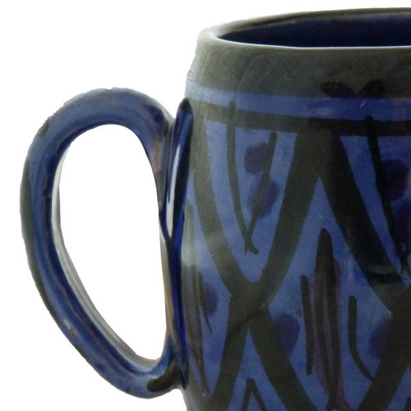 Simandra Becher Keramik Tasse marokkanische Bemalung Accessoires handbemalter Deko groß Letzte 2 Tage