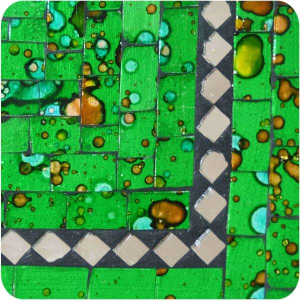 Simandra Mosaikschale Tonschale Glasschale Dekoschale Mosaik Kunsthandwerk Glassteine Deko Quadrat Spiegel mittel 50% Rabatt mit kostenlosem Versand