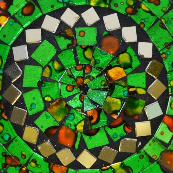Simandra Mosaikschale Tonschale Glasschale Dekoschale Mosaik Kunsthandwerk Glassteine Deko rund Spiegel M Speichern exportieren