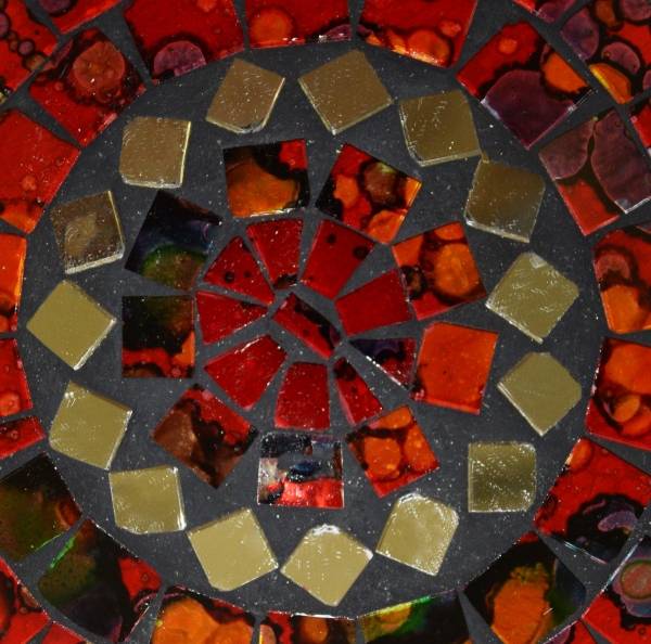 Simandra Mosaikschale Tonschale Glasschale Dekoschale Mosaik Kunsthandwerk Glassteine Deko rund Spiegel S Black Friday Preise