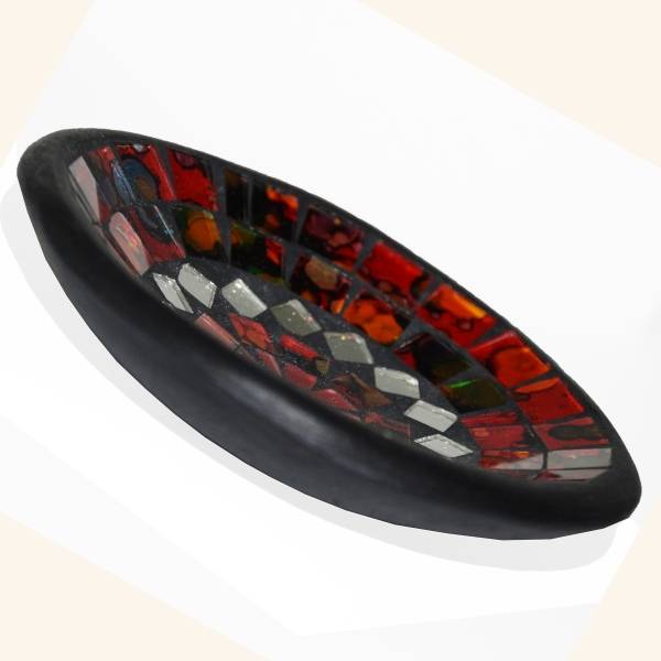 Simandra Mosaikschale Tonschale Glasschale Dekoschale Mosaik Kunsthandwerk Glassteine Deko rund Spiegel S Black Friday Preise