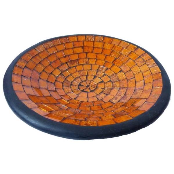Simandra Mosaikschale Tonschale Glasschale Dekoschale Mosaik Kunsthandwerk Glassteine Deko rund XXL Rabatte dieses Monats
