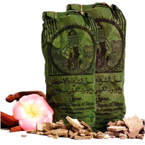Simandra Ghassoul Wascherde original Tonerde Lavaerde Haar Körperpflege Gesichtsmaske Peeling Sauna 2x500 g Hotsell