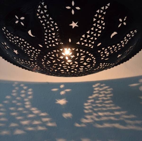 Simandra Handgefertigte orientalische Metall Deckenlampe aus Marokko Günstiger Verkauf