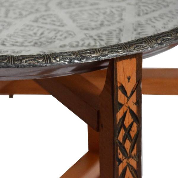 Simandra Holzgestell für Tablett Gestell Untergestell für marokkanisches Silbertablett Fabrikverkauf