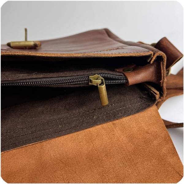 Simandra Leder Handtasche Noura 20x23cm - elegante Umhängetasche - marokkanische Schultertasche Blitzverkäufe