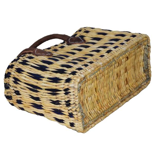 Simandra Seegras Tasche klein langer Griff Einkaufskorb Flechtkorb Korbtasche Korb Valentinstagsangebot